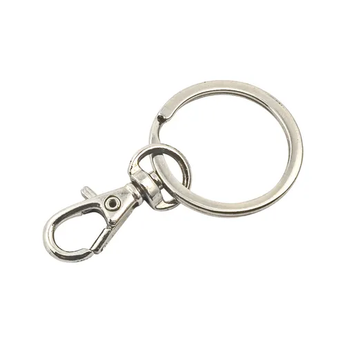 Porte clés mousqueton métal personnalisé