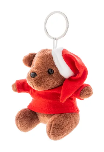 Porte-clés ourson de Noël en peluche personnalisé - Julnalle