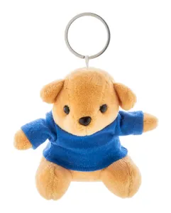 Porte-clés ourson en peluche personnalisé - TeddyFob | Bleu