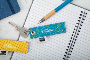 Porte-clés publicitaire personnalisé - CreaFelt Key A