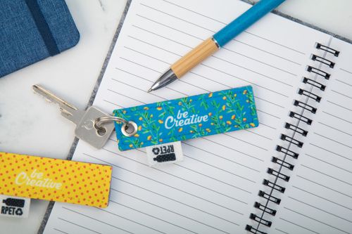 Porte-clés publicitaire personnalisé - CreaFelt Key A