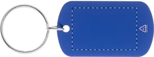 Porte-clés personnalisés - Ralutag | Bleu