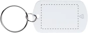 Porte-clés personnalisés - Ralutag | Argenté