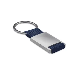 Porte-clés rectangulaire personnalisé - Tech | Bleu Marine