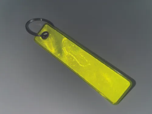 Porte-clés réfléchissant PVC personnalisé - Keyflect
