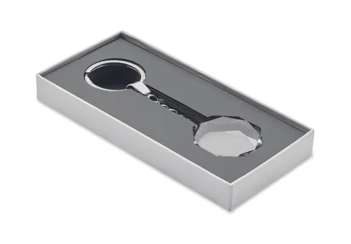 Porte-clés rond en verre personnalisé - Roundward