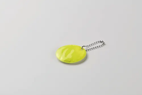 Porte-clés rond réfléchissant - Grin