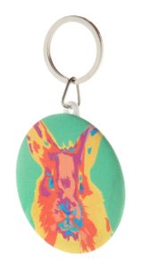 Porte-clés rpet personnalisés - KeyBadge RPET Maxi