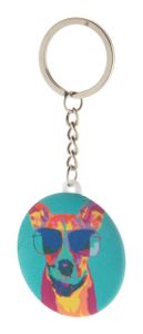 Porte-clés rpet publicitaire - KeyBadge RPET Mini