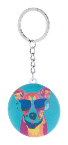 Porte-clés rpet publicitaire - KeyBadge RPET Mini