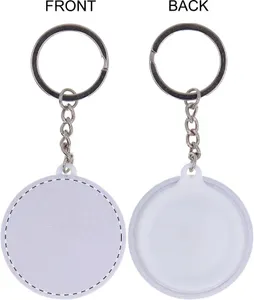 Porte-clés rpet publicitaire - KeyBadge RPET Mini