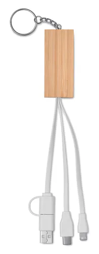 Porte-clés support en bambou - Clauerc