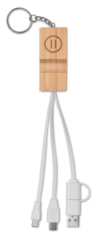 Porte-clés support en bambou - Clauerc