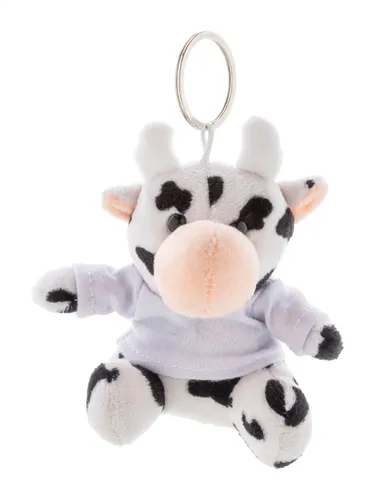 Porte-clés vache en peluche personnalisé - CowFob