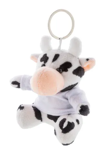 Porte-clés vache en peluche personnalisé - CowFob