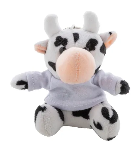 Porte-clés vache en peluche personnalisé - CowFob
