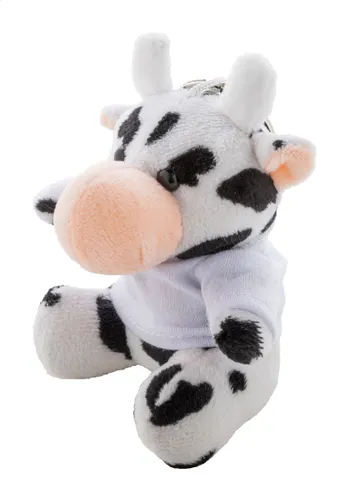 Porte-clés vache en peluche personnalisé - CowFob