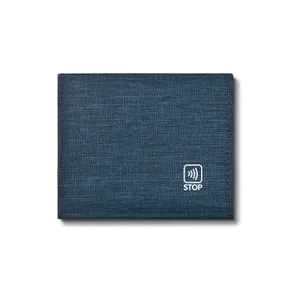 Porte monnaie anti rfid personnalisé en rpet | Bleu 25