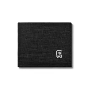 Porte monnaie anti rfid personnalisé en rpet | Noir 35