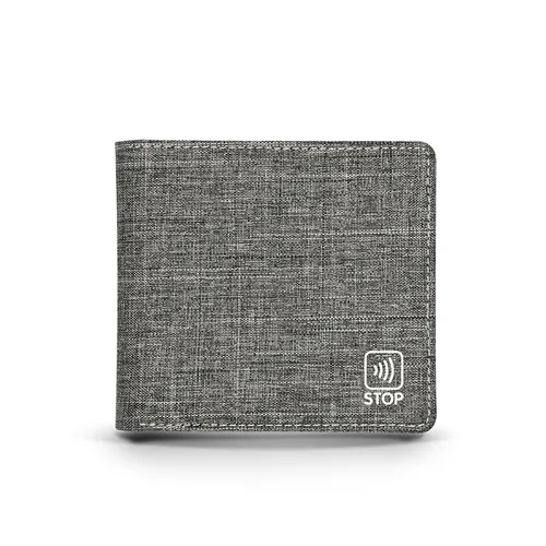 Porte-monnaie porte carte de crédit personnalisé avec stop RFID