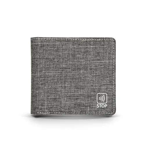 Porte-monnaie porte carte de crédit personnalisé avec stop RFID