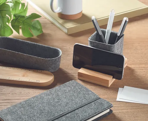 Pot à crayons en feutre RPET - Orostan