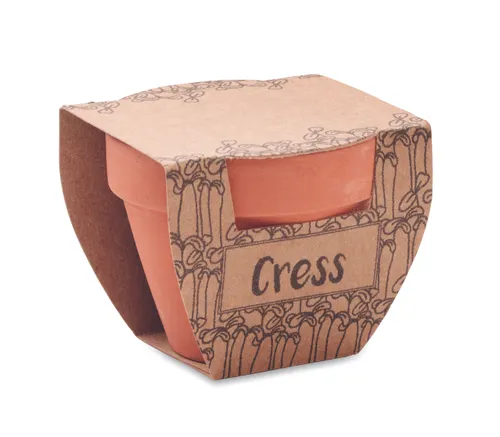 Pot avec graines de cresson - Cress Pot