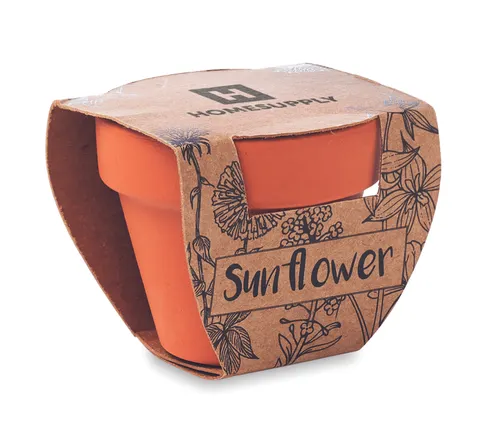 Pot graines de tournesol personnalisé - Sunflower