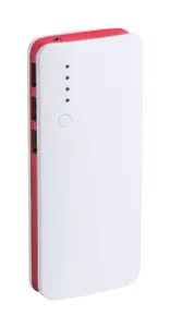 Power bank personnalisé - Tenak | Rouge / Blanc