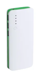 Power bank personnalisé - Tenak | Vert / Blanc