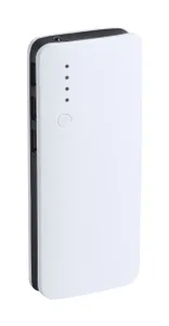 Power bank personnalisé - Tenak | Noir / Blanc