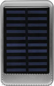 Power bank publicitaire - SunFour | Argenté / Noir