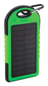 Power bank USB personnalisé - Durabank | Vert / Noir