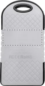 Power bank USB personnalisé - Durabank | Blanc / Noir