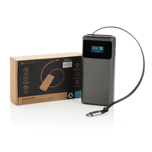 Powerbank 10.000mAh avec écran et PD45W Quantum RCS - XD Xclusive