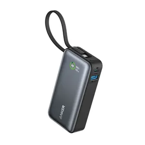 Powerbank 30W avec câble USB-C intégré Anker Nano - Anker
