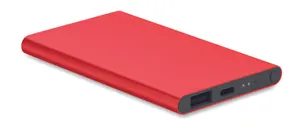 Powerbank 4000 mAh Type C personnalisable | Rouge