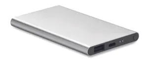 Powerbank 4000 mAh Type C personnalisable | Matt Silver