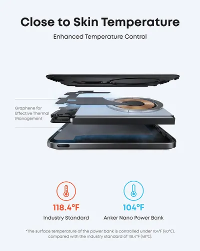 Powerbank 5000mAh 15W MagGo Qi 2.0 Anker Nano - Anker