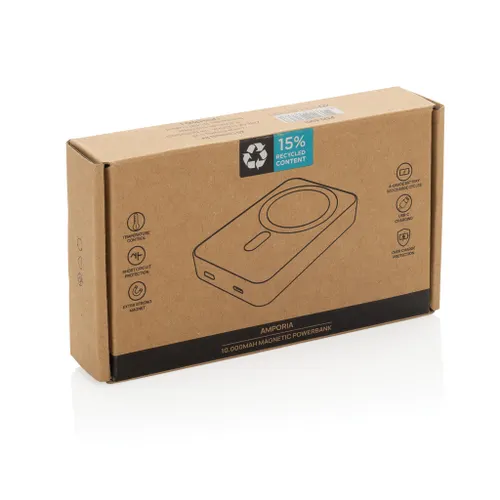 Powerbank magnétique 10.000mAh en plastique RCS Amporia - XD Collection