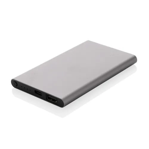 Powerbank personnalisable 4000mAh en plastique recyclé/aluminium RCS - XD Collection