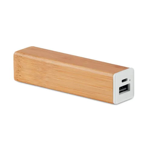 Powerbank personnalisable bambou 2200 mAh - Powerbam