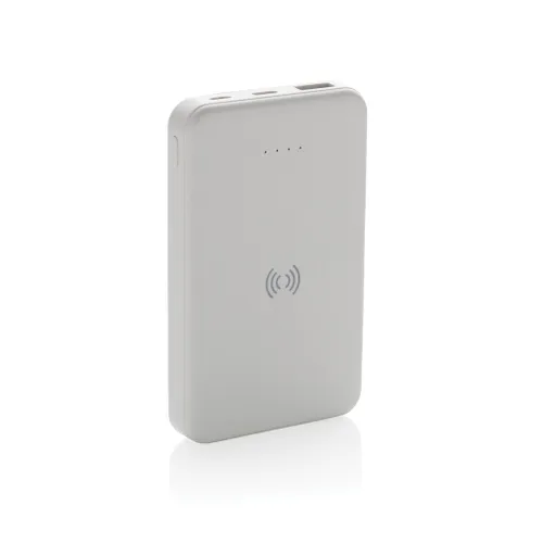 Powerbank personnalisé 5000mAh avec induction 5W en plastique recyclé RCS - XD Collection