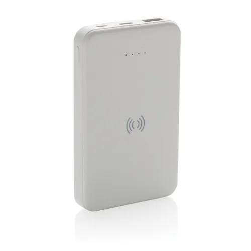Powerbank personnalisé 5000mAh avec induction 5W en plastique recyclé RCS - XD Collection