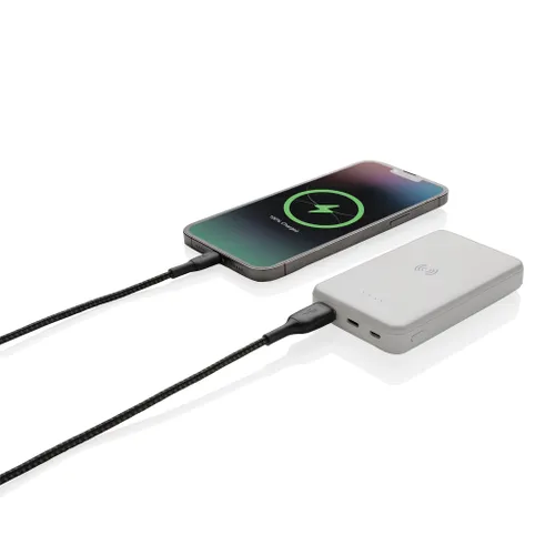 Powerbank personnalisé 5000mAh avec induction 5W en plastique recyclé RCS - XD Collection