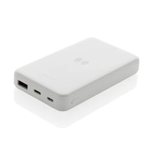 Powerbank personnalisé 5000mAh avec induction 5W en plastique recyclé RCS - XD Collection
