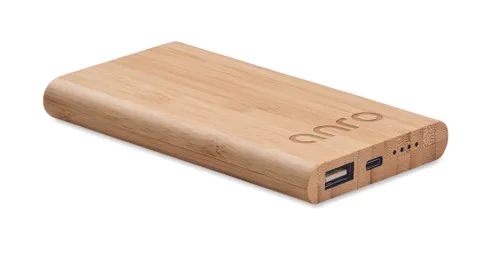 Powerbank personnalisé bambou de 4000 mAh - Arenapower C