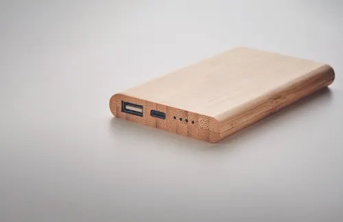 Powerbank personnalisé bambou de 4000 mAh - Arenapower C