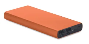 Powerbank Powerflat 8 C personnalisé 10000 mAh | Orange