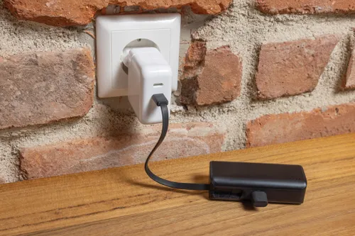 Powerbank publicitaire 3000mAh en plastique RCS connexion USB C Powerlink - XD Collection